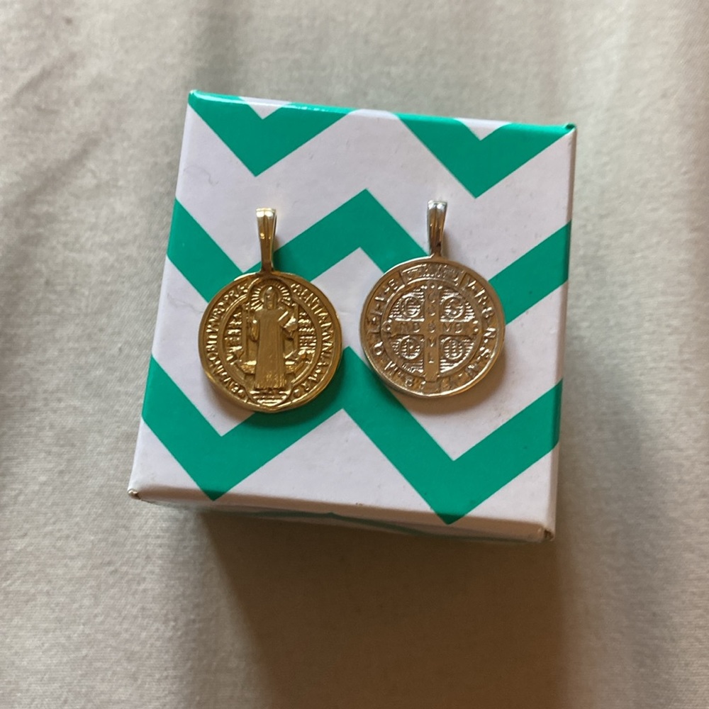 Saint Jude Silver & gold charms
